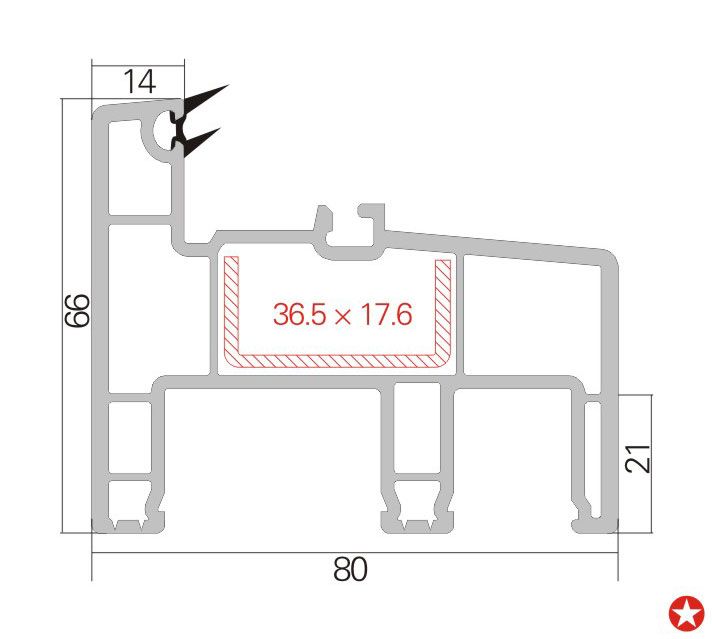 80固定框A